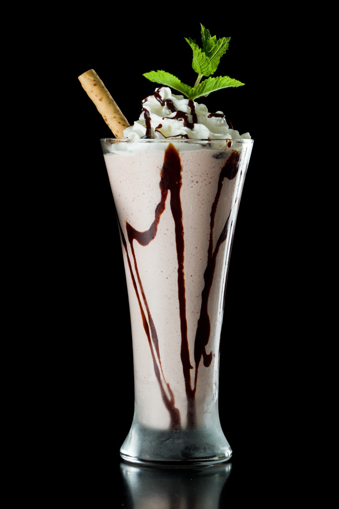 Milkshake served with a natural agave composite straw