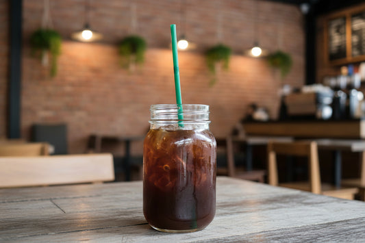 Standard 7.5 in - Green Plastic - Drinking Straw