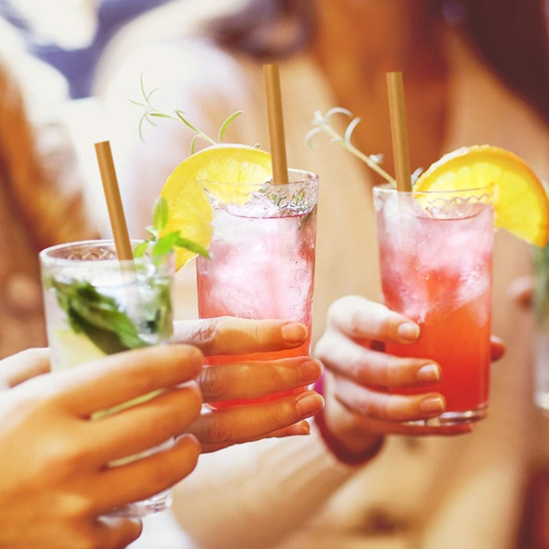 Jumbo 8.25 in - Natural Agave - Smoothie Straw