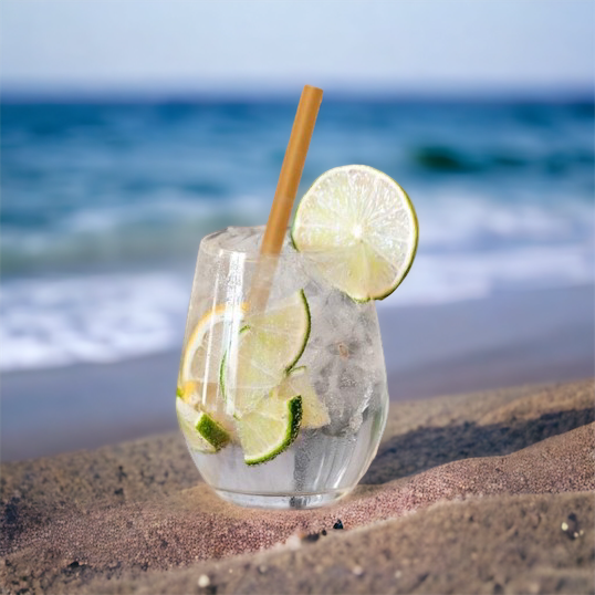 Jumbo 6 in - Natural Agave - Cocktail Straw