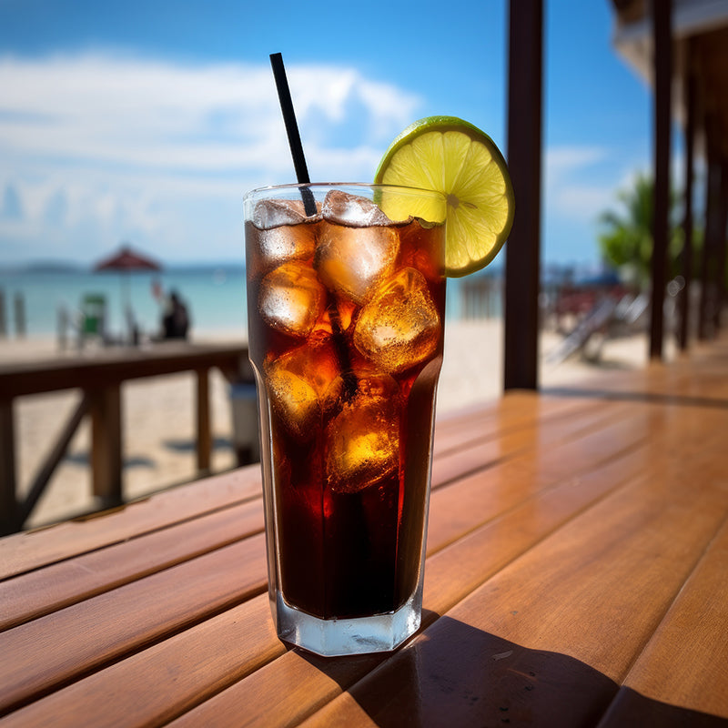 Standard 10.25 in - Black Agave - Drinking Straw