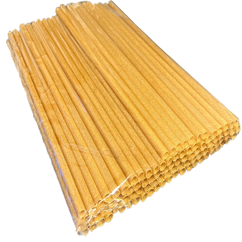 Giant 9 in - Natural Agave - Wrapped Boba Straw